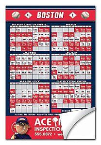 Magnetic MLB Team Schedules  Order Customizable Baseball Team Schedule  Magnets With Peel-and-Stick Business Cards from