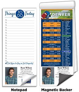 Notepad w Peel and Stick Magnet-50 pg 3.5x6.25