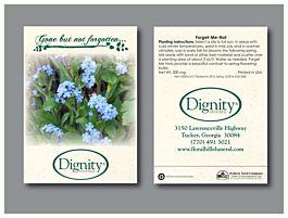 Forget-Me-Not (mixed colors)/ Mailable Seed Packet - Custom Printed Back -  SDS1012 - Brilliant Promotional Products