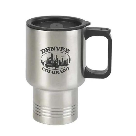 Imprinted Insulated Stainless Steel Travel Mug | 16 oz.