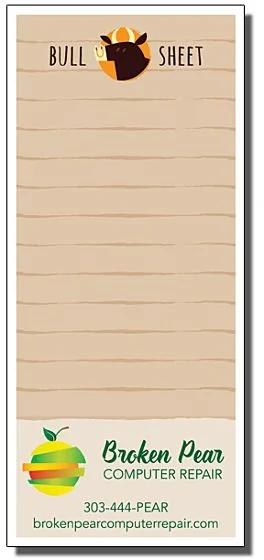 Marketing Adhesive Sticky Note Pads (25 Sheets, 3 x 3)
